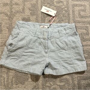 NWT Vineyard Vines Blue Seersucker Shorts | 00